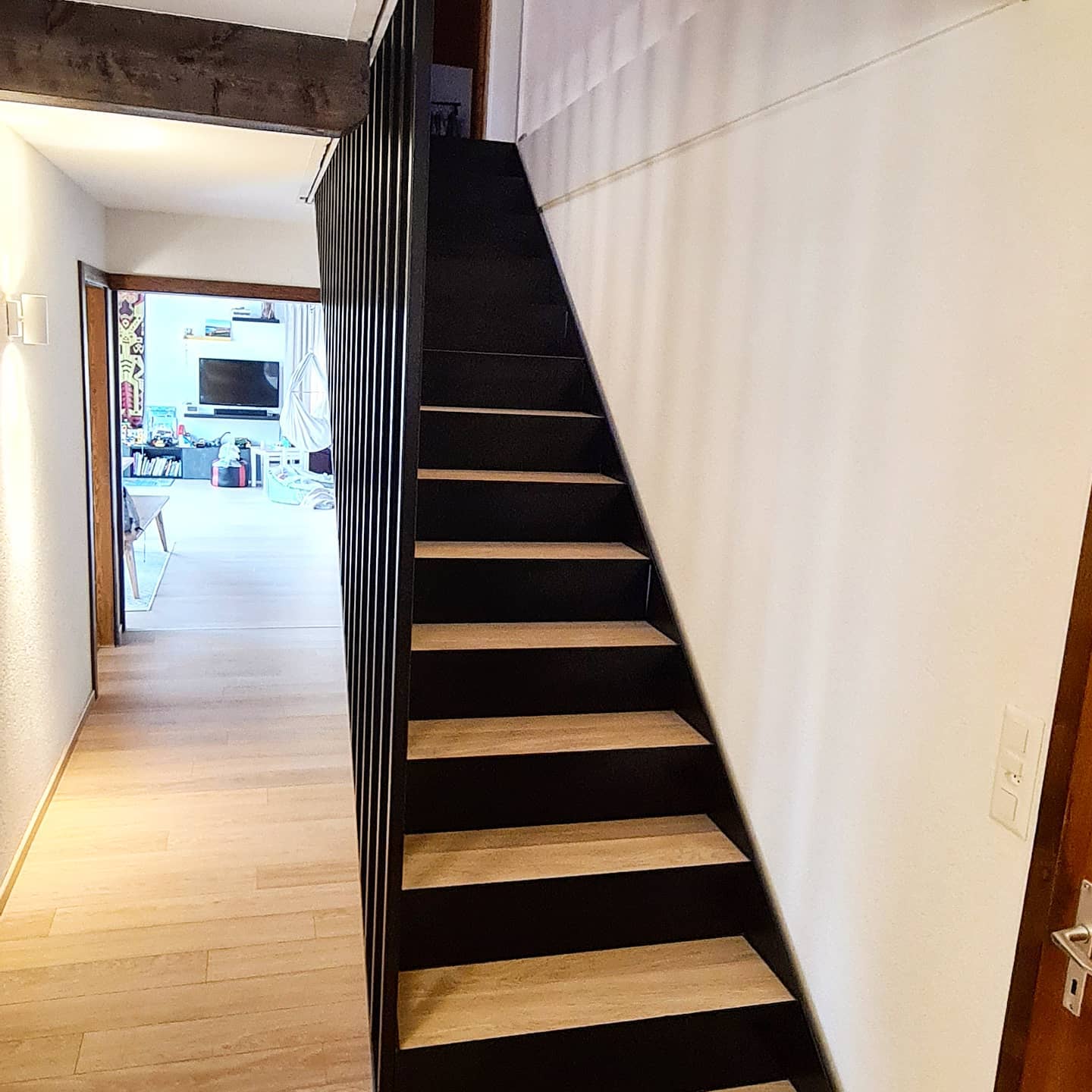 Escalier bois métal sur mesure
